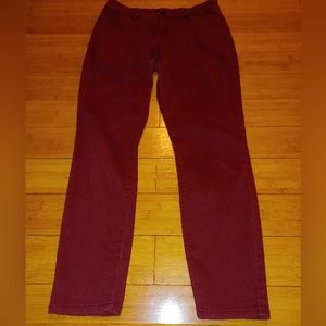 Blue Spice Red Jeans , Jrs Size 11.